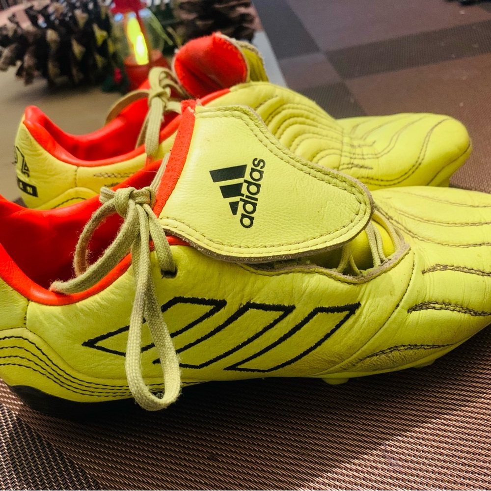 Adidas Kids Neon Yellow Sneakers